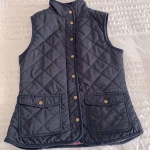 Navy Puff Vest